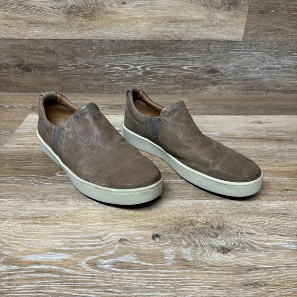 Vince Blair Tan Leather Slip On Sneakers Men's Size 10.5M - Picture 6 of 6